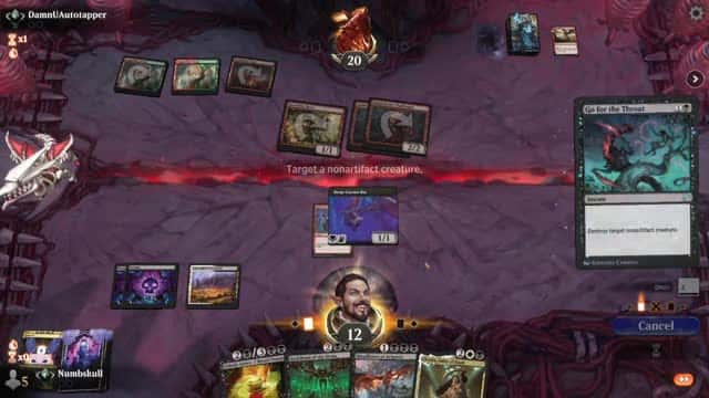 Watch MTG Arena Video Replay - Orzhov Midrange by Numbskull VS Gruul Aggro by DamnUAutotapper - Standard Traditional Ranked