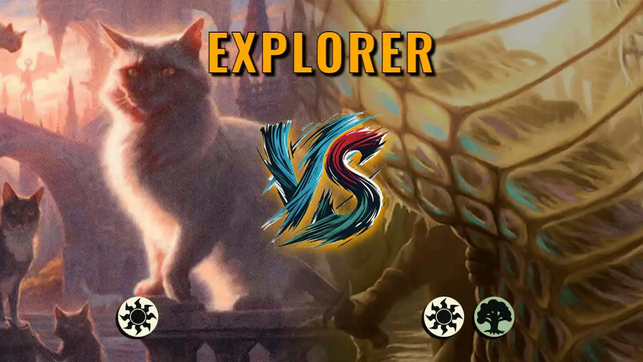 Watch MTG Arena Explorer Video - Mono White Aggro by Khat VS Selesnya Aggro by Dav49raptor - ae9739