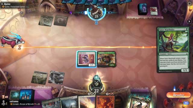 Watch MTG Arena Video Replay - Jetmir, Nexus of Revels by saitama VS Grist, Voracious Larva by E_Rainz - Historic Brawl