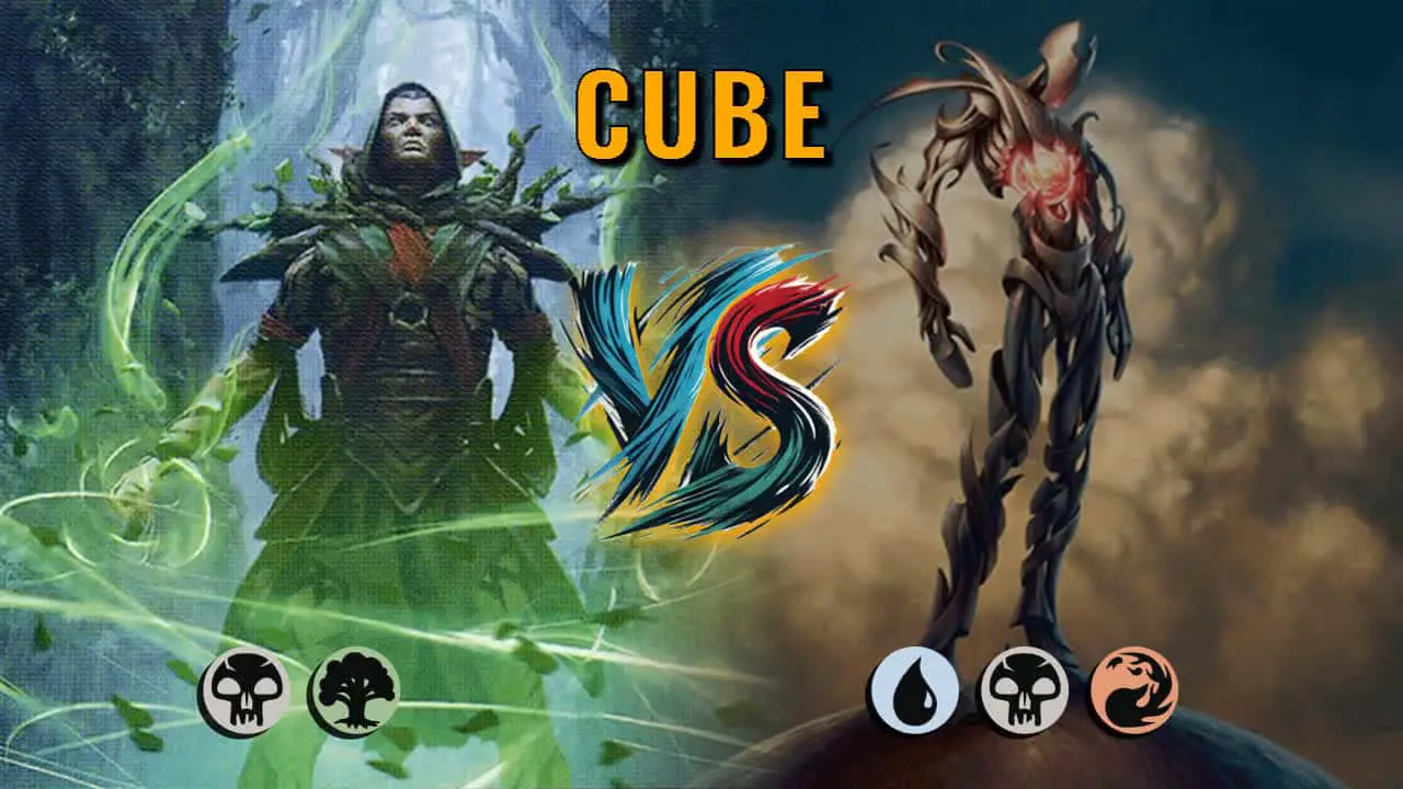 Watch MTG Arena Cube Video - Golgari Midrange by ToneLoc1899 VS Grixis Midrange by Arcanis - 27d08e