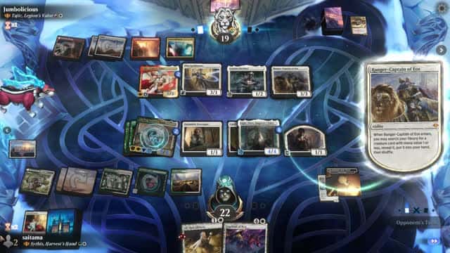 Watch MTG Arena Video Replay - Sythis, Harvest's Hand by saitama VS Tajic, Legion's Valor by Jumbolicious - Historic Brawl