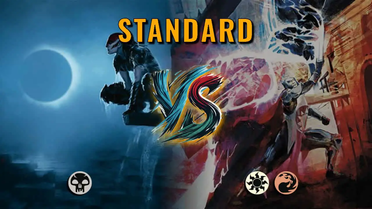 Watch MTG Arena Standard Video - Mono Black Midrange by ToneLoc1899 VS Boros Midrange by FreakyDB - 42ee32