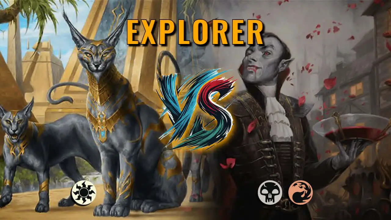 Watch MTG Arena Explorer Video - Mono White Aggro by Khat VS Rakdos Midrange by TheCaseAce - cb8a7b