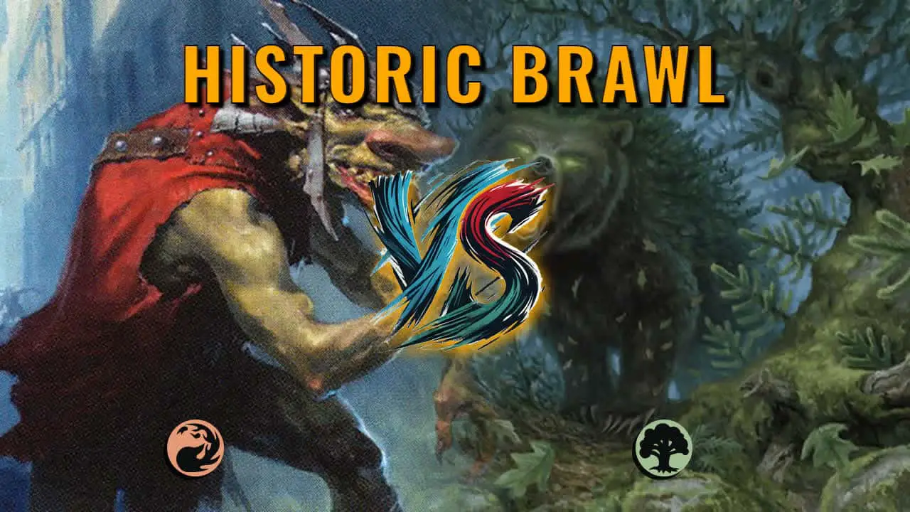 Watch MTG Arena Historic Brawl Video - Krenko, Mob Boss by CunicoliGoblin VS Lumra, Bellow of the Woods by からあげ - 211b54