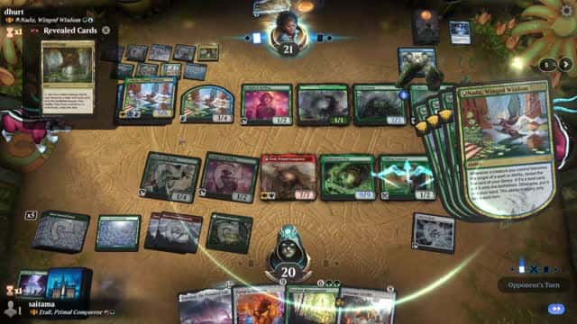 Watch MTG Arena Video Replay - Etali, Primal Conqueror by saitama VS A-Nadu, Winged Wisdom by dhurt - Historic Brawl