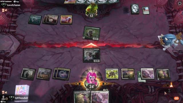 Watch MTG Arena Video Replay - Orzhov Aggro by GBThundaII VS Sultai Midrange by LovelySatan - Standard Ranked