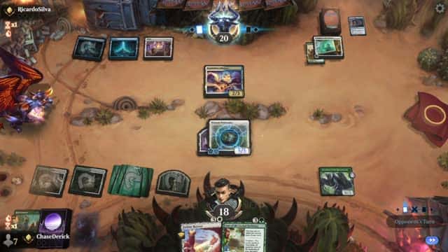 Watch MTG Arena Video Replay - Selesnya Midrange by ChaseDerick VS Azorius Aggro by RicardoSilva - Standard Traditional Ranked