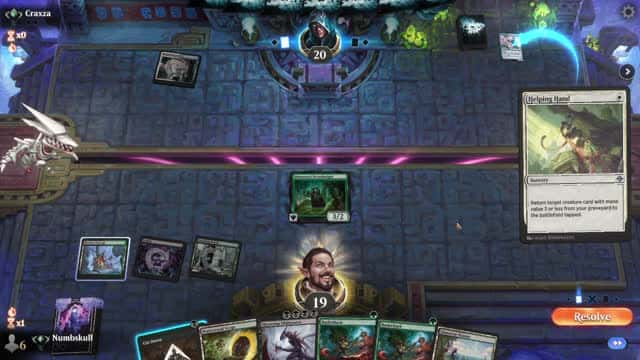 Watch MTG Arena Video Replay - Golgari Midrange by Numbskull VS Azorius Midrange by Craxza - Standard Traditional Ranked