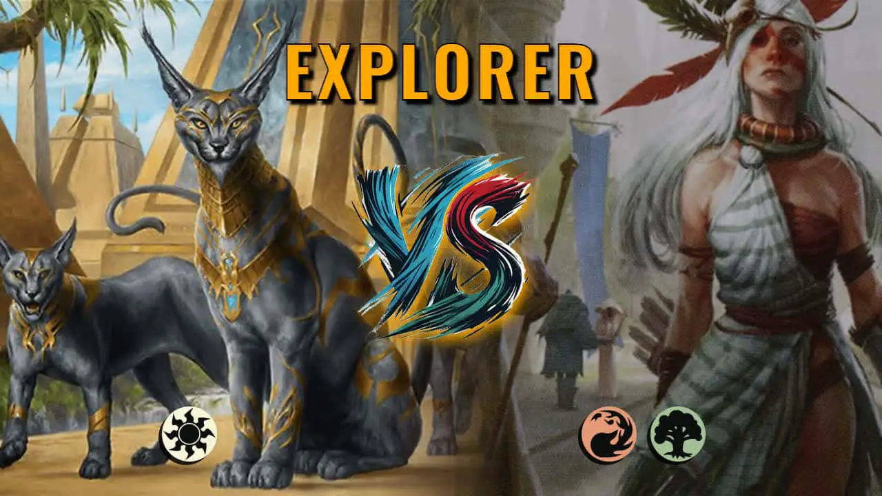 Watch MTG Arena Explorer Video - Mono White Aggro by Khat VS Gruul Aggro by JohnnyArmless - 15ca45