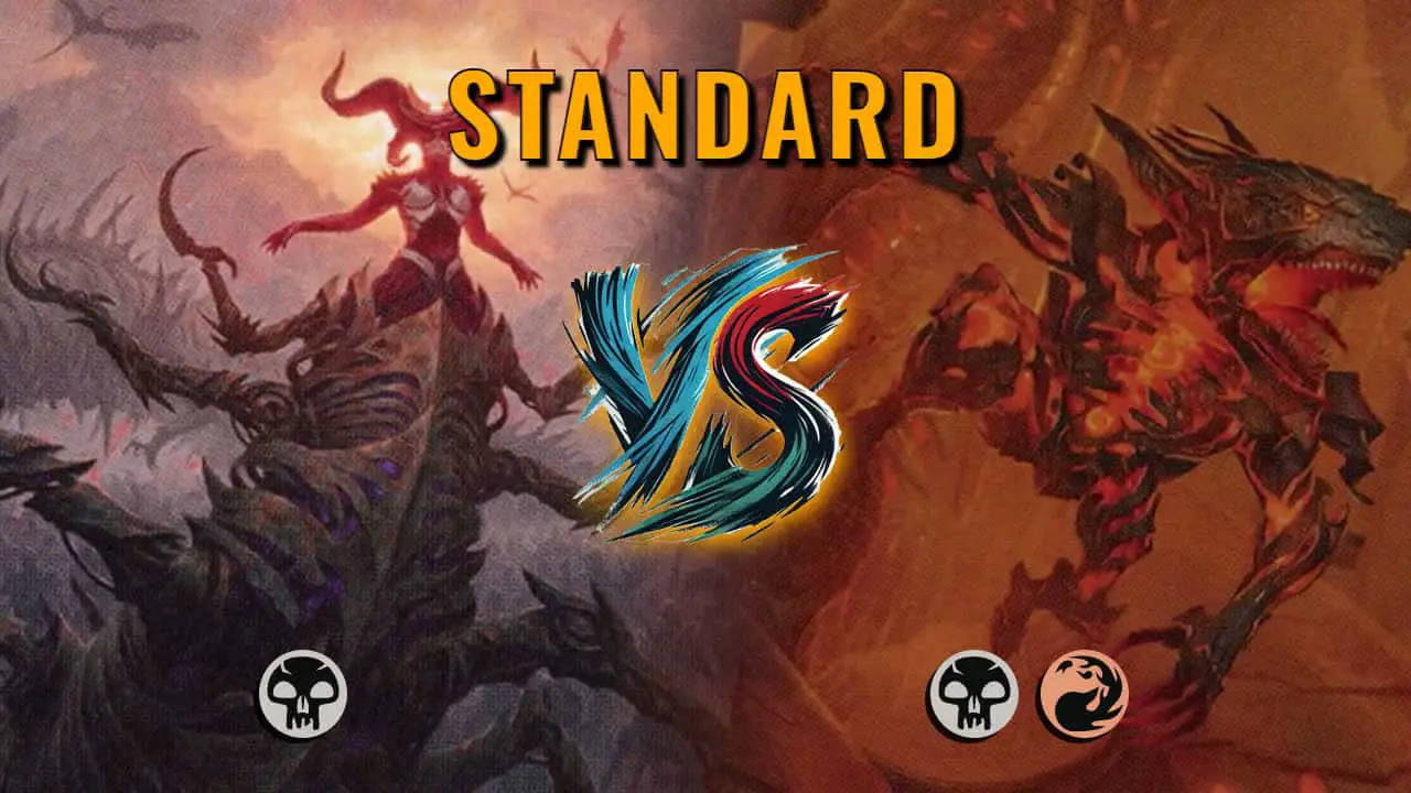 Watch MTG Arena Standard Video - Mono Black Midrange by Numbskull VS Rakdos Aggro by JBeardsley - 7dab85