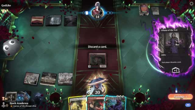 Watch MTG Arena Video Replay - Boros Aggro by Hawk Atankewo VS Grixis Control by GodLike - Historic Event