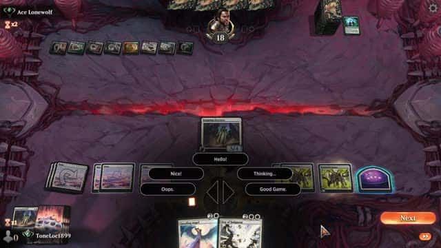 Watch MTG Arena Video Replay - Mono White Midrange by ToneLoc1899 VS WURG Midrange by Ace Lonewolf - Standard Ranked