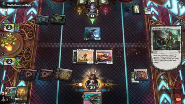 Watch MTG Arena Video Replay - Boros Aggro by Miffed VS Simic Midrange by DaddyDesolatorMagic - Premier Draft Ranked