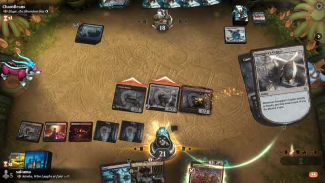 Watch MTG Arena Video Replay - Alesha, Who Laughs at Fate by saitama VS Eluge, the Shoreless Sea by ChaosBeans - Historic Brawl