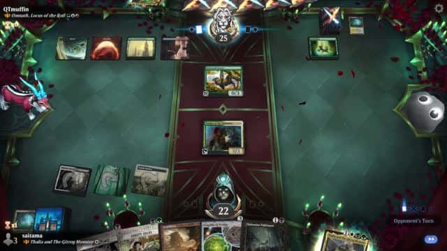 Watch MTG Arena Video Replay - Thalia and The Gitrog Monster by saitama VS Omnath, Locus of the Roil by QTmuffin - Historic Brawl