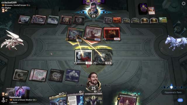 Watch MTG Arena Video Replay - Sorin of House Markov by Numbskull VS Roxanne, Starfall Savant by s1ckn3ss0209 - Historic Brawl