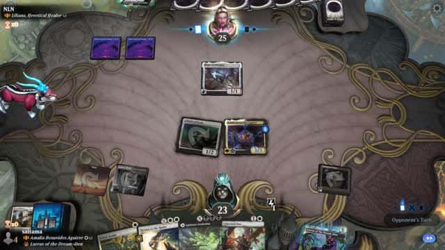 Watch MTG Arena Video Replay - Amalia Benavides Aguirre by saitama VS Liliana, Heretical Healer by NLN - Historic Brawl