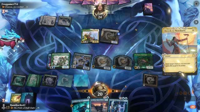 Watch MTG Arena Video Replay - The Pride of Hull Clade by HamHocks42 VS Finneas, Ace Archer by Froggamer754 - Historic Brawl