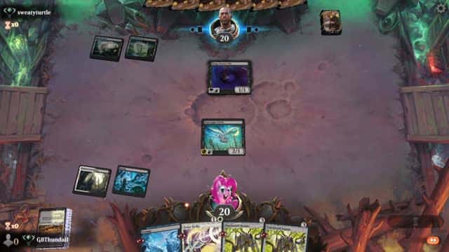 Watch MTG Arena Video Replay - Orzhov Aggro by GBThundaII VS Dimir Aggro by sweatyturtle - Standard Ranked