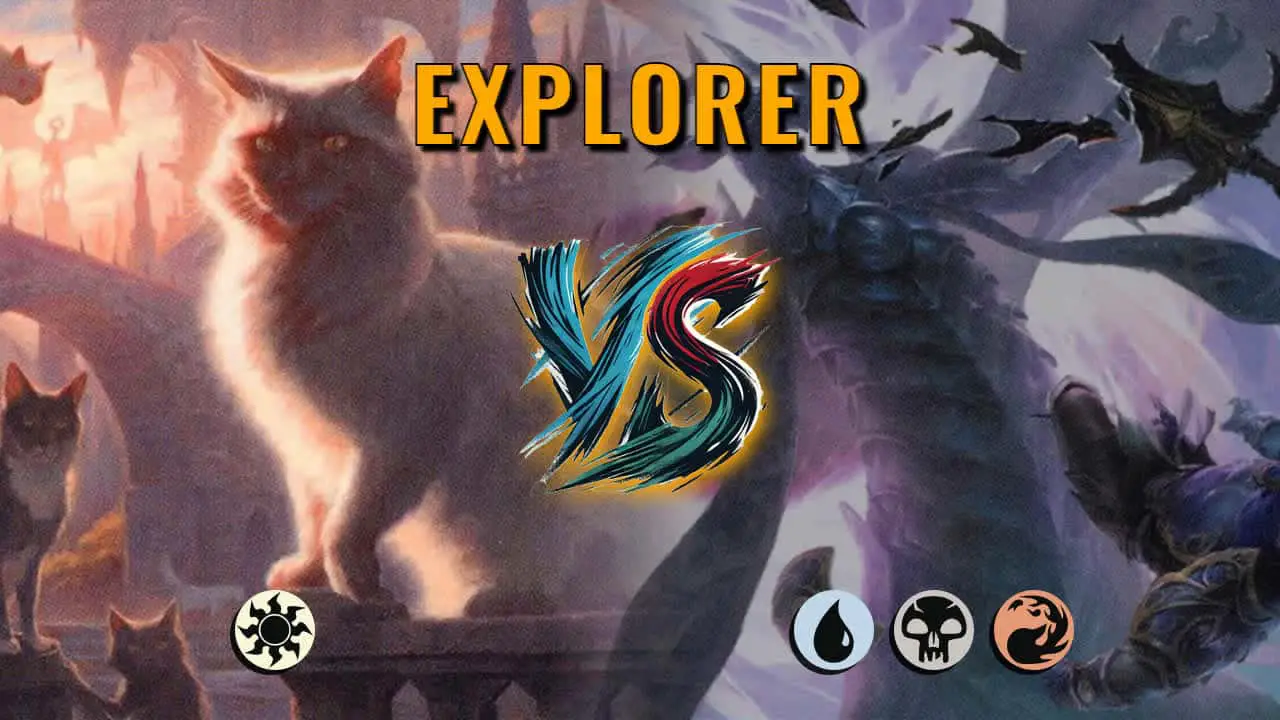 Watch MTG Arena Explorer Video - Mono White Aggro by Khat VS Grixis Midrange by Ismar85 - 01f62c