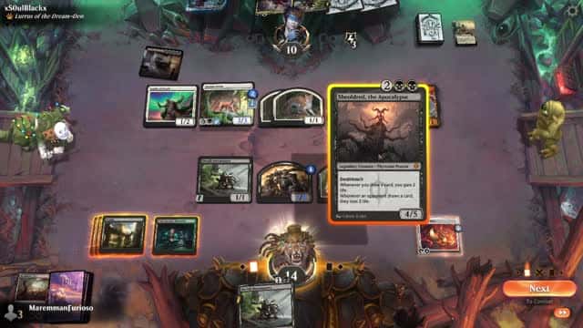 Watch MTG Arena Video Replay - Mono Black Midrange by MaremmanFurioso VS Mardu Aggro by xS0ulBlackx - Timeless Challenge Match