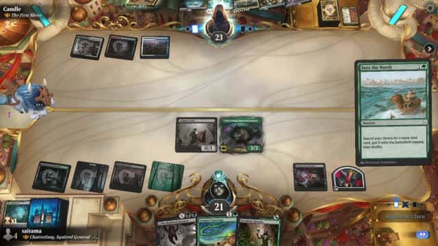 Watch MTG Arena Video Replay - Chatterfang, Squirrel General by saitama VS The First Sliver by Candle - Historic Brawl