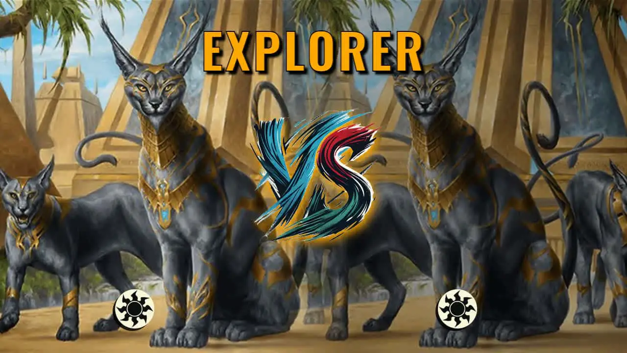 Watch MTG Arena Explorer Video - Mono White Aggro by Khat VS Mono White Aggro by Madalina - e76a1d