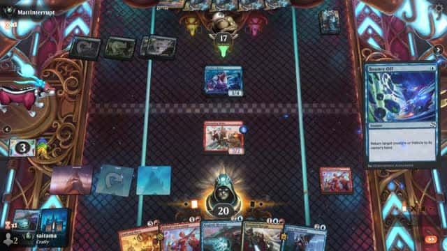 Watch MTG Arena Video Replay - Izzet Midrange by saitama VS Simic Midrange by MattInterrupt - Premier Draft Ranked