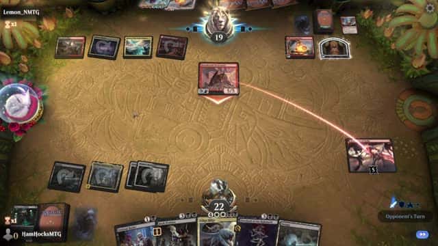 Watch MTG Arena Video Replay - Orzhov Midrange by HamHocksMTG VS Grixis Aggro by Lemon_NMTG - Explorer Play