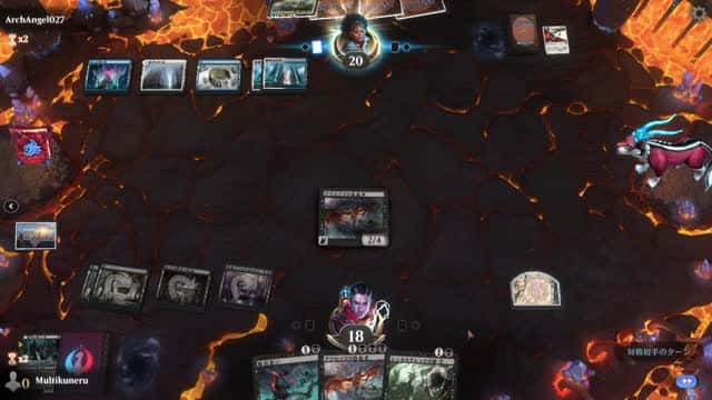 Watch MTG Arena Video Replay - Mono Black Midrange by Multikuneru VS Azorius Control by ArchAngel027 - MWM Explorer Precons