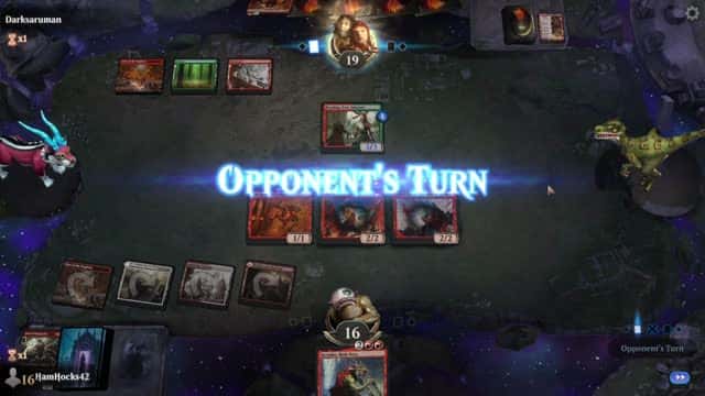 Watch MTG Arena Video Replay - Boros Aggro by HamHocks42 VS Gruul Aggro by Darksaruman - Explorer Play