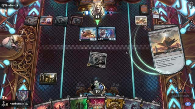 Watch MTG Arena Video Replay - Mono Black Midrange by NumbSkullMTG VS Izzet Aggro by DFTProTour14 - Standard Play