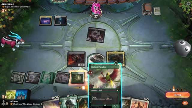 Watch MTG Arena Video Replay - Thalia and The Gitrog Monster by saitama VS Edgar, Charmed Groom by Amazonian - Historic Brawl