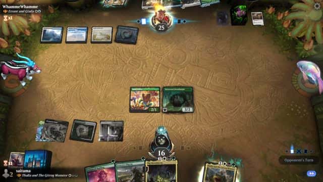 Watch MTG Arena Video Replay - Thalia and The Gitrog Monster by saitama VS Errant and Giada by WhammeWhamme - Historic Brawl