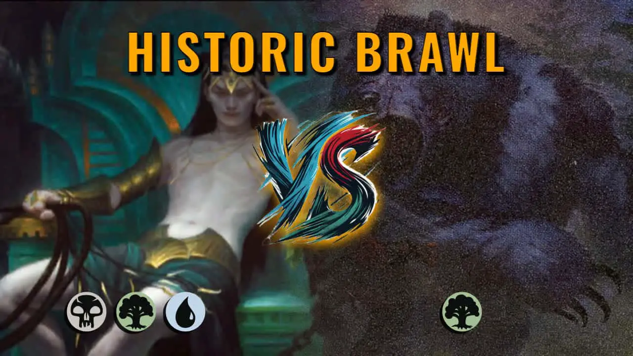 Watch MTG Arena Historic Brawl Video - Tasigur, the Golden Fang by saitama VS Goreclaw, Terror of Qal Sisma by ThiagoSuresh - 4dc141