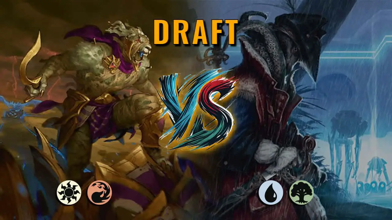 Watch MTG Arena Draft Video - Boros Aggro by Miffed VS Simic Midrange by DaddyDesolatorMagic - 268e17