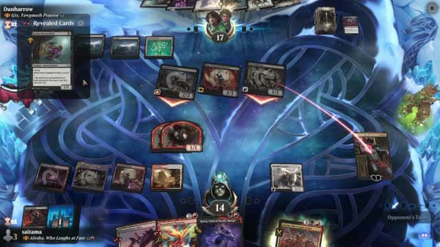 Watch MTG Arena Video Replay - Alesha, Who Laughs at Fate by saitama VS Gix, Yawgmoth Praetor by Dunharrow - Historic Brawl