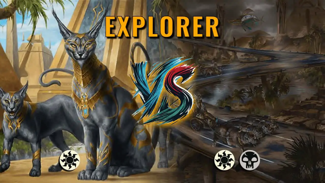 Watch MTG Arena Explorer Video - Mono White Aggro by Khat VS Orzhov Midrange by Amoeba - 8a8563