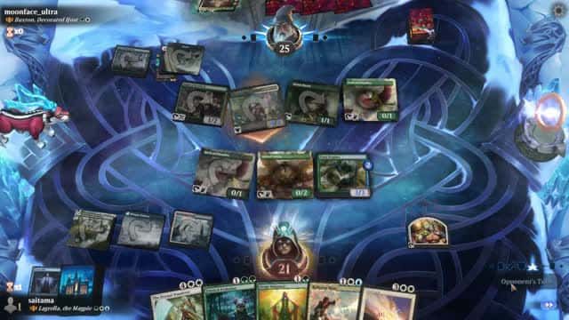 Watch MTG Arena Video Replay - Lagrella, the Magpie by saitama VS Buxton, Decorated Host by moonface_ultra - Historic Brawl