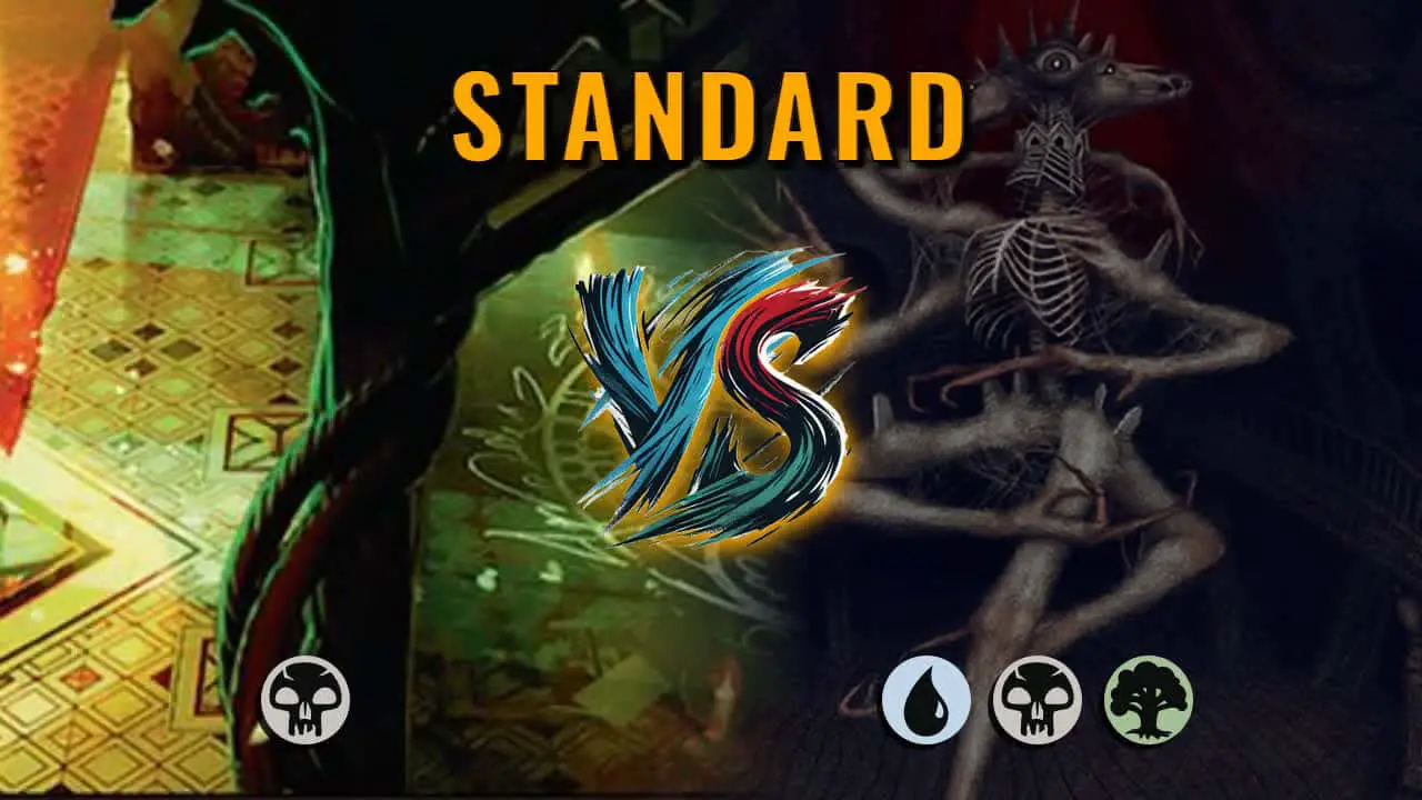 Watch MTG Arena Standard Video - Mono Black Midrange by Numbskull VS Sultai Midrange by Balduvian Horde - 376632