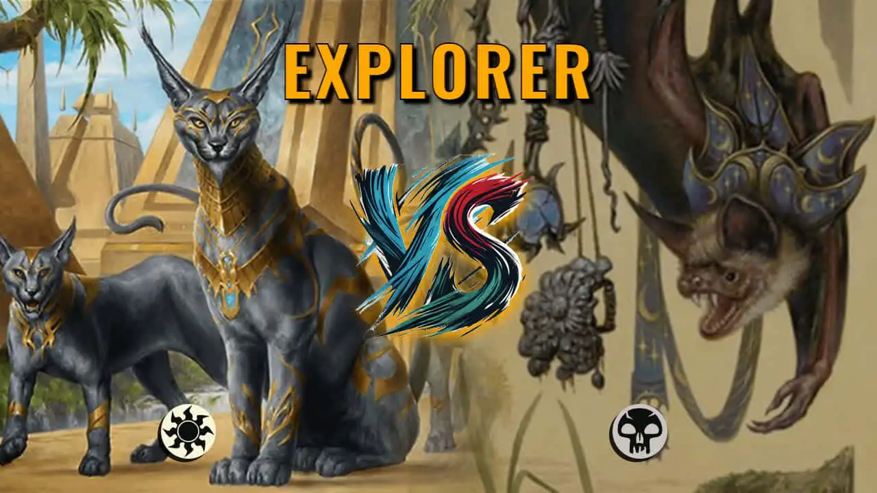 Watch MTG Arena Explorer Video - Mono White Aggro by Khat VS Mono Black Control by Giano - 92d2cf