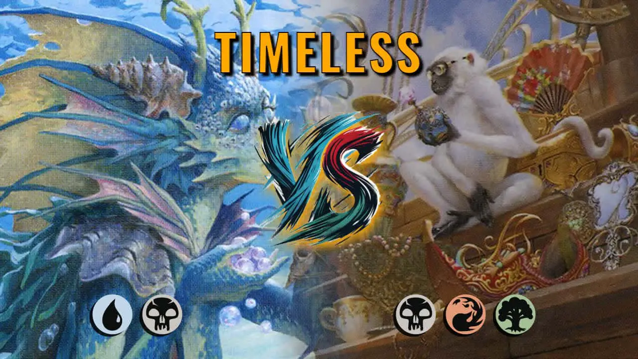 Watch MTG Arena Timeless Video - Dimir Midrange by Yhwach VS Jund Aggro by n8b304 - 9faecd