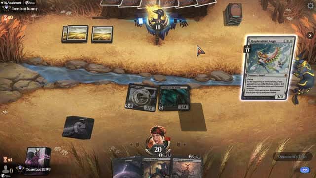 Watch MTG Arena Video Replay - Mono Black Midrange by ToneLoc1899 VS Mono White Aggro by benisntfunny - Standard Ranked