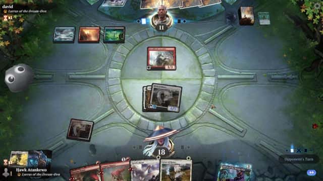 Watch MTG Arena Video Replay - Boros Aggro by Hawk Atankewo VS Grixis Aggro by david - Historic Event