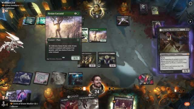 Watch MTG Arena Video Replay - Sorin of House Markov by Numbskull VS Glissa Sunslayer by Webbie1214 - Historic Brawl