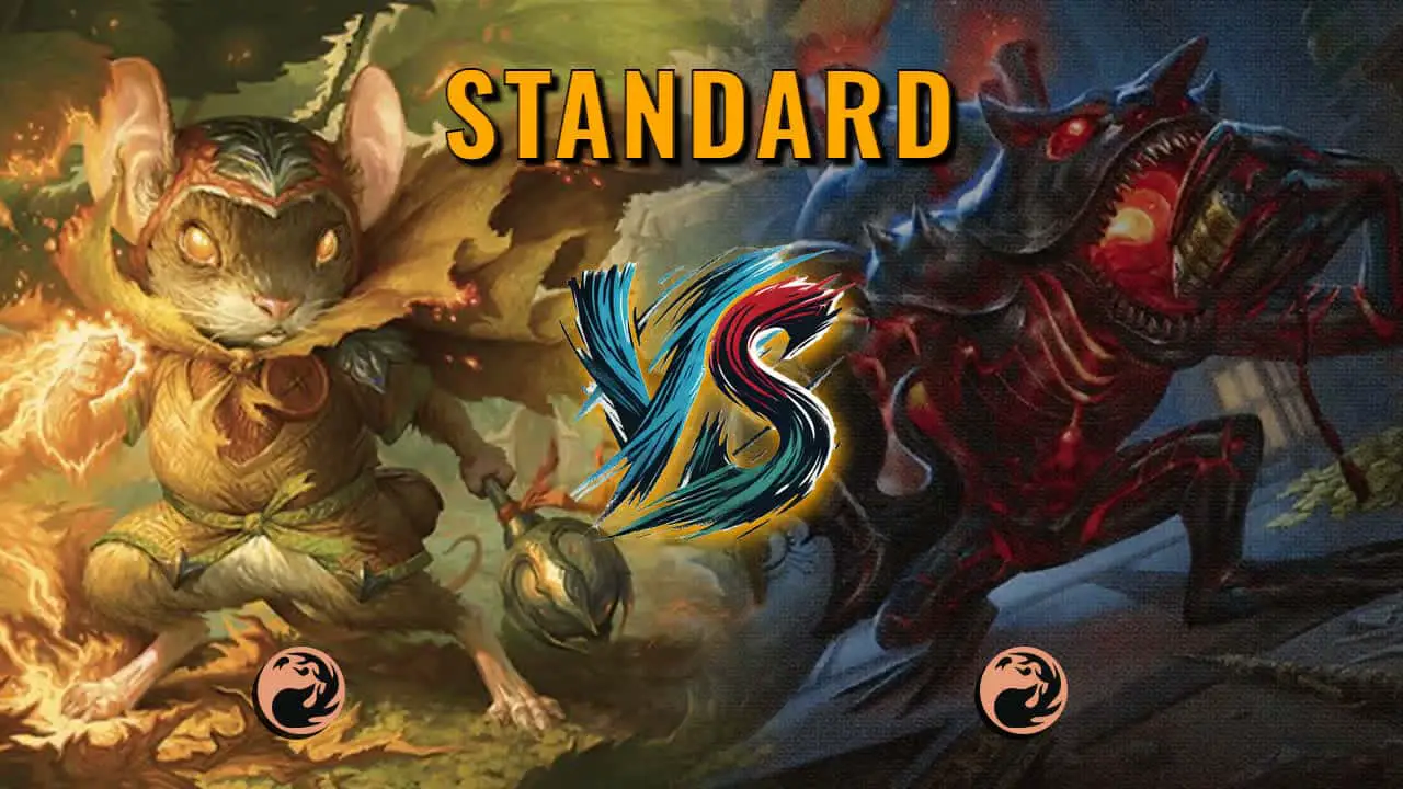 Watch MTG Arena Standard Video - Mono Red Aggro by GBThundaII VS Mono Red Midrange by bakerzdozen22 - 8fa6a9