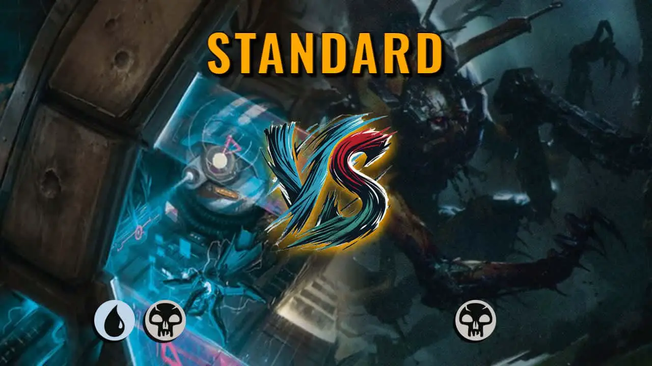 Watch MTG Arena Standard Video - Dimir Midrange by Warped Concept VS Mono Black Midrange by Hrerek - 113ee5