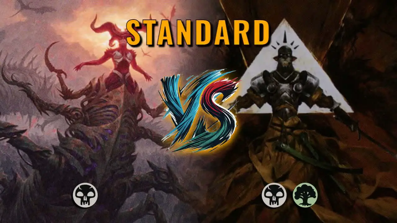 Watch MTG Arena Standard Video - Mono Black Midrange by Numbskull VS Golgari Midrange by Jei - 0928d7