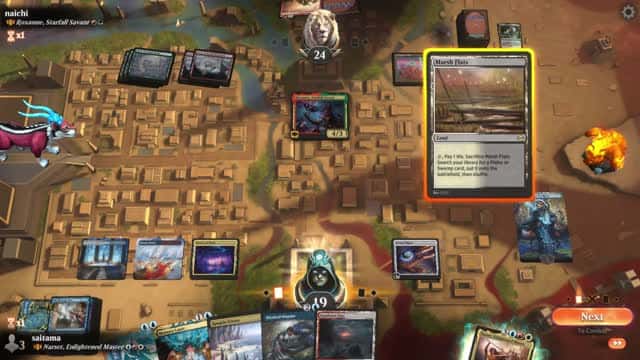 Watch MTG Arena Video Replay - Narset, Enlightened Master by saitama VS Roxanne, Starfall Savant by naichi - Historic Brawl