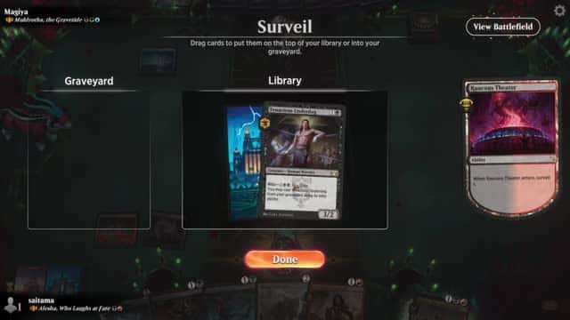 Watch MTG Arena Video Replay - Alesha, Who Laughs at Fate by saitama VS Muldrotha, the Gravetide by Magiya - MWM Brawl Builder